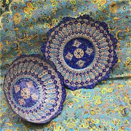 کاسه بشقاب مینا کاری 25 سانتی