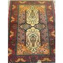 قالیچه عشایری، بافت تربت حیدریه، چله پشم ، گل ابریشم، سایز 1 در 1/5