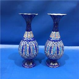 گلدون مینا برجسته نفیس